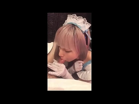 ❤️ Idol Japaneaidd [mayuka], gwisg morwyn Ffrengig, rhan 1, blowjob a jerk i ffwrdd gyda eli ❤ Just porn wrthon ni ️❤
